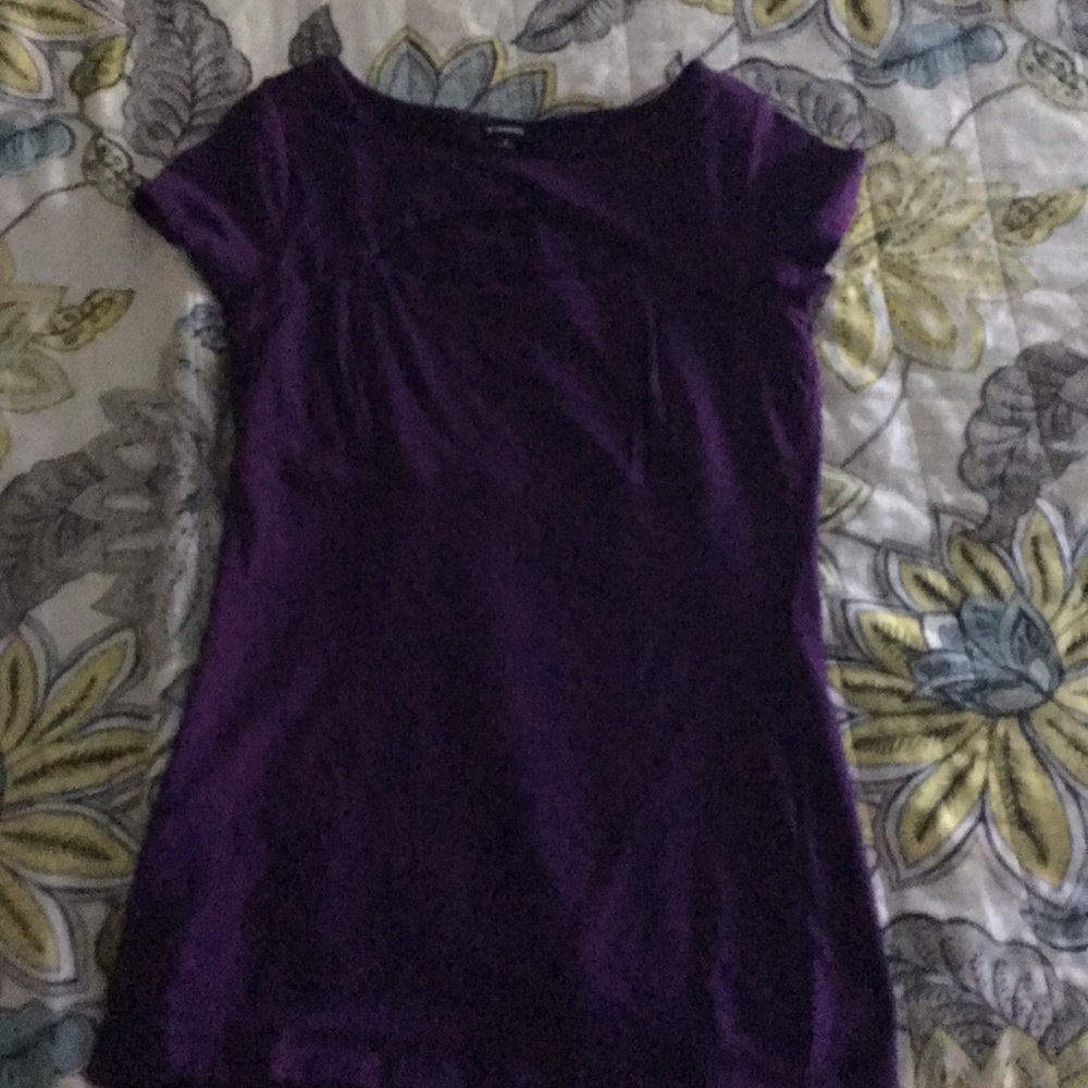 Express dark purple top